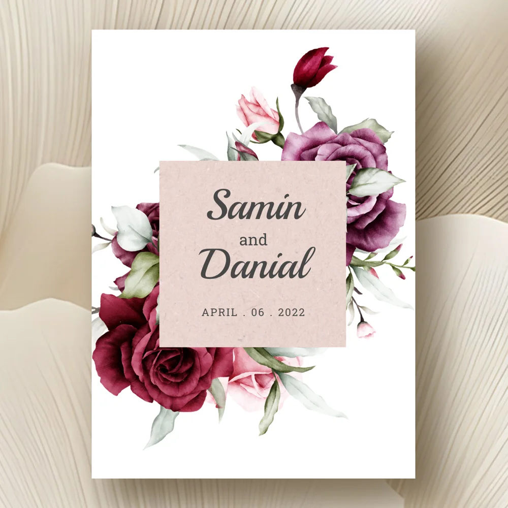 wedding-invitation-card-with-flower-105